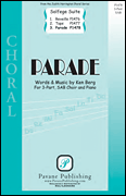 Parade SAB choral sheet music cover